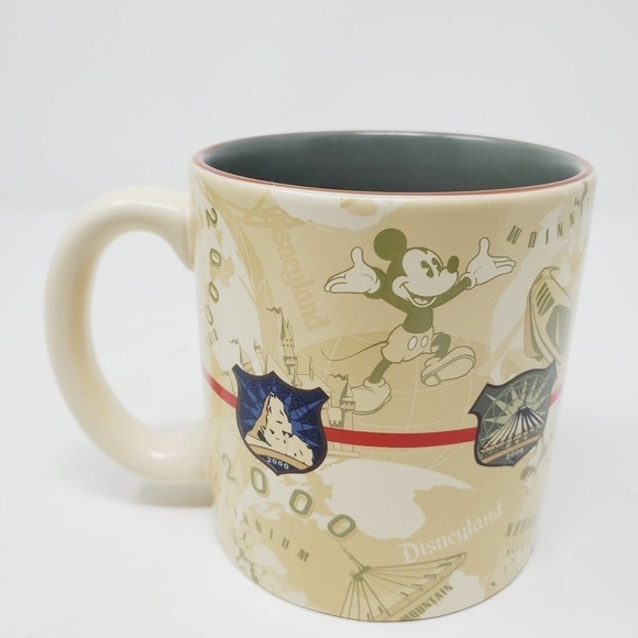 46. Disneyland Mickey Mouse 2000 Millennium Celebration Coffee Cup Mug Disney - Picture 3 of 8
